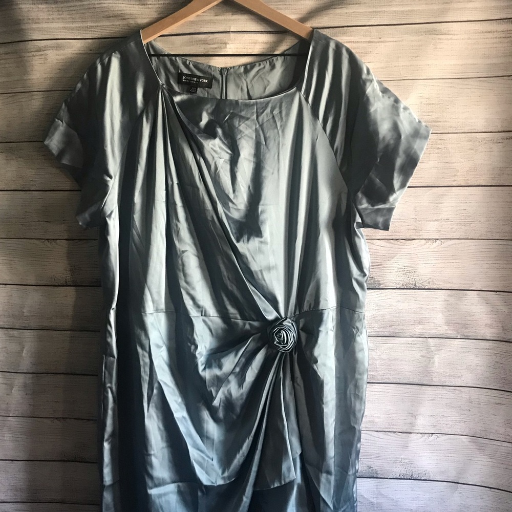 Jones New York Sz 22W Silky Dress - Picture 1 of 6